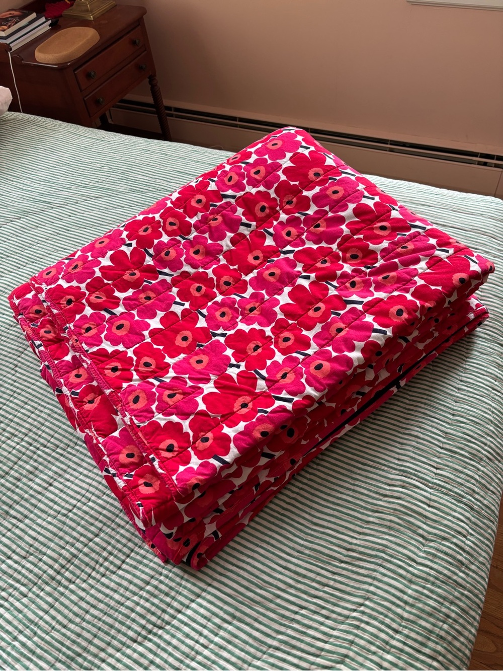 Marimekko Unikko Reversible King Size Quilt